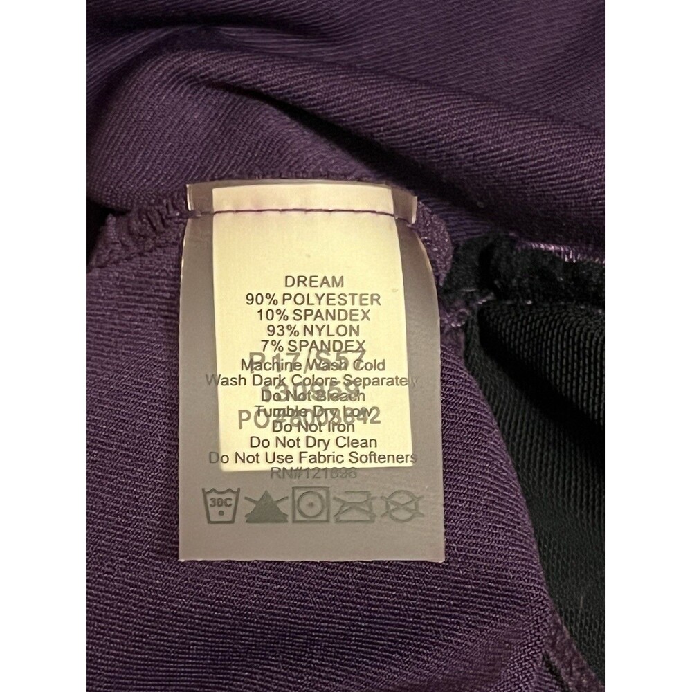 TITLE NINE Purple Wildflower Strappy Dream Dress Shelf Bra Athletic Active Small - Picture 5 of 6
